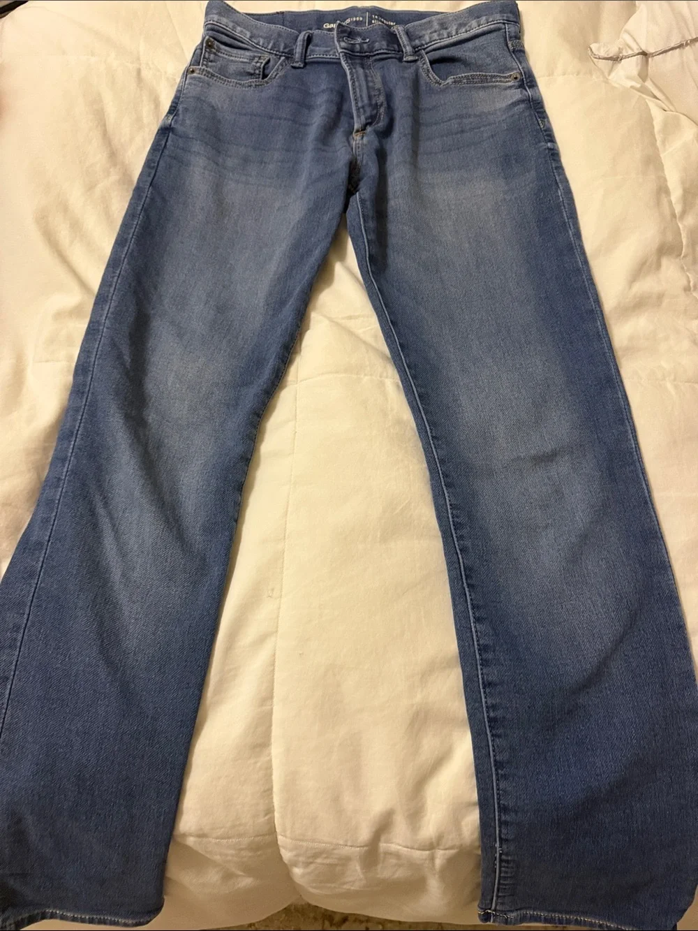Boys Slim Classic Light Blue Straight-Leg Jeans